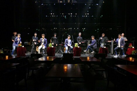 「ゴスペラーズ LIVE“ライブハウスからハーモニーを”」の様子。