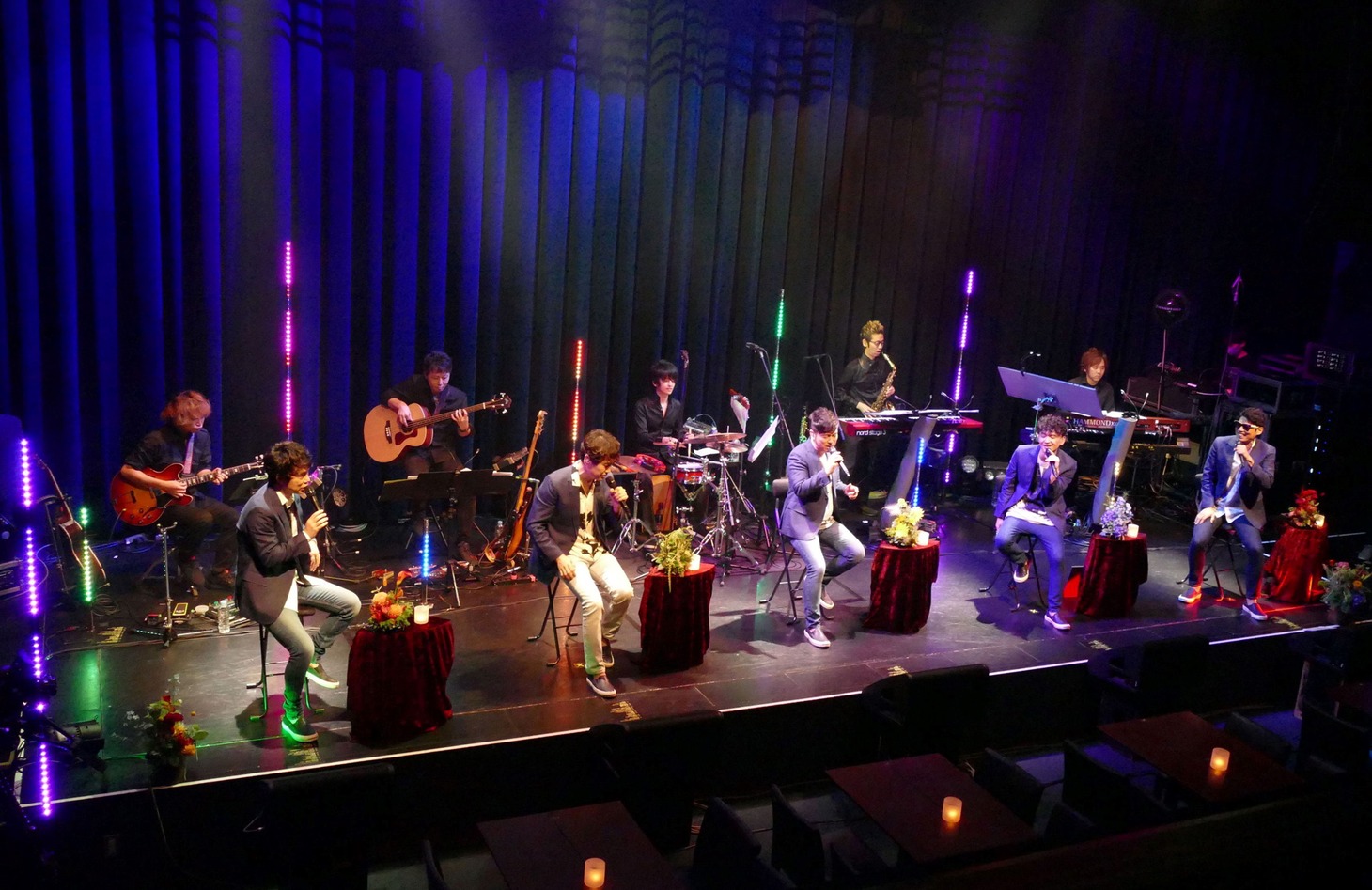 「ゴスペラーズ LIVE“ライブハウスからハーモニーを”」の様子。