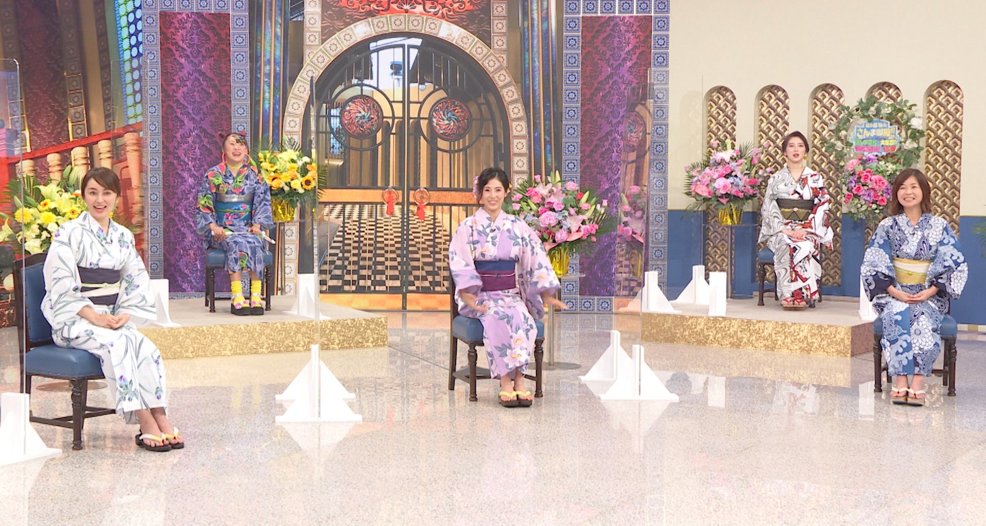 「浴衣姿で大騒ぎ！ 女だらけで七夕まつり」ブロックのワンシーン。(c)日本テレビ