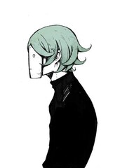 Eveのお面がめくれる