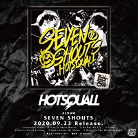 HOTSQUALL「SEVEN SHOUTS」告知用ビジュアル