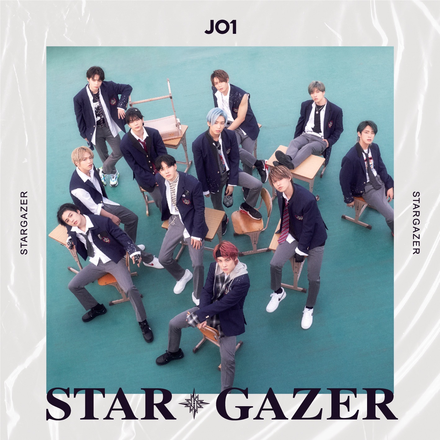 JO1「STARGAZER」通常盤ジャケット