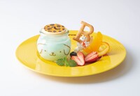 チームカラーの3色プリン（チームBIIヨーグルトプリン）