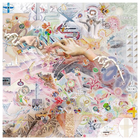 長谷川白紙「夢の骨が襲いかかる！」CDジャケット