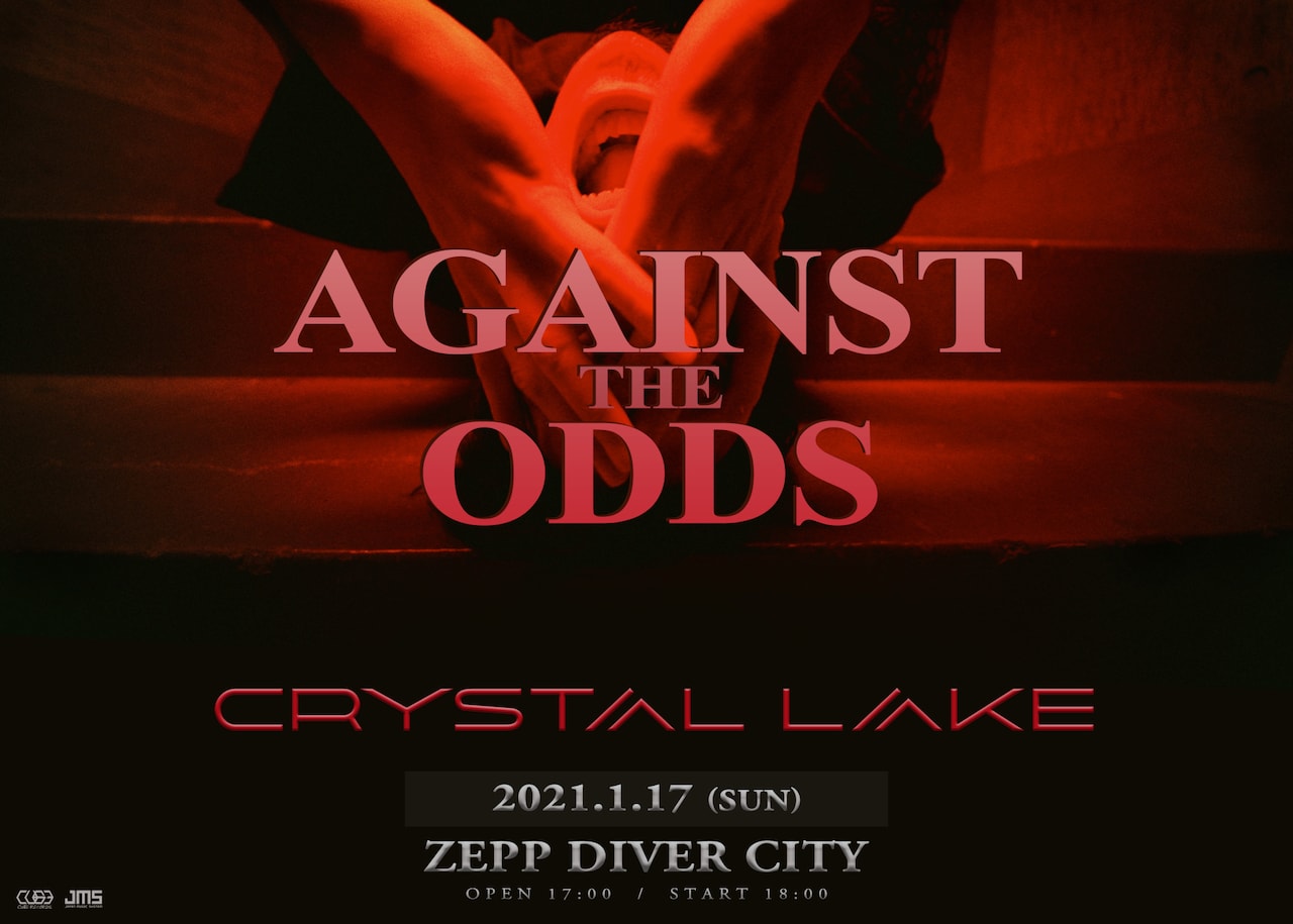 Crystal Lake「AGAINST THE ODDS」告知用ビジュアル