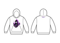 クラウドファンディングのリターンとして用意されるパーカーのデザイン。