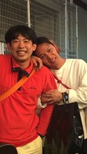 仙台でのソロライブのときに撮った夏目知幸（シャムキャッツ）とのツーショット。