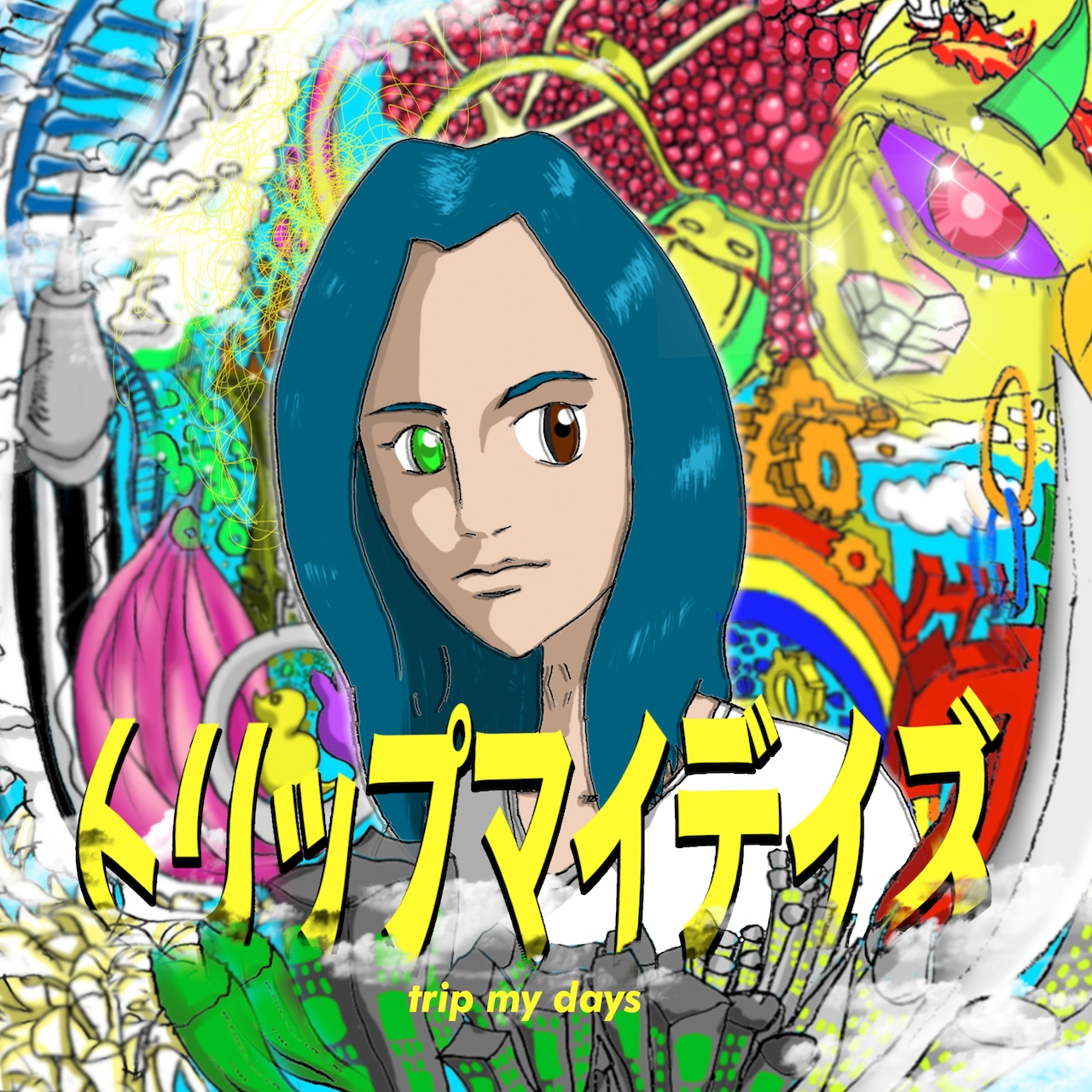 vividboooy新曲はスピード感あふれるロックチューン、MVは奇抜なアニメーション