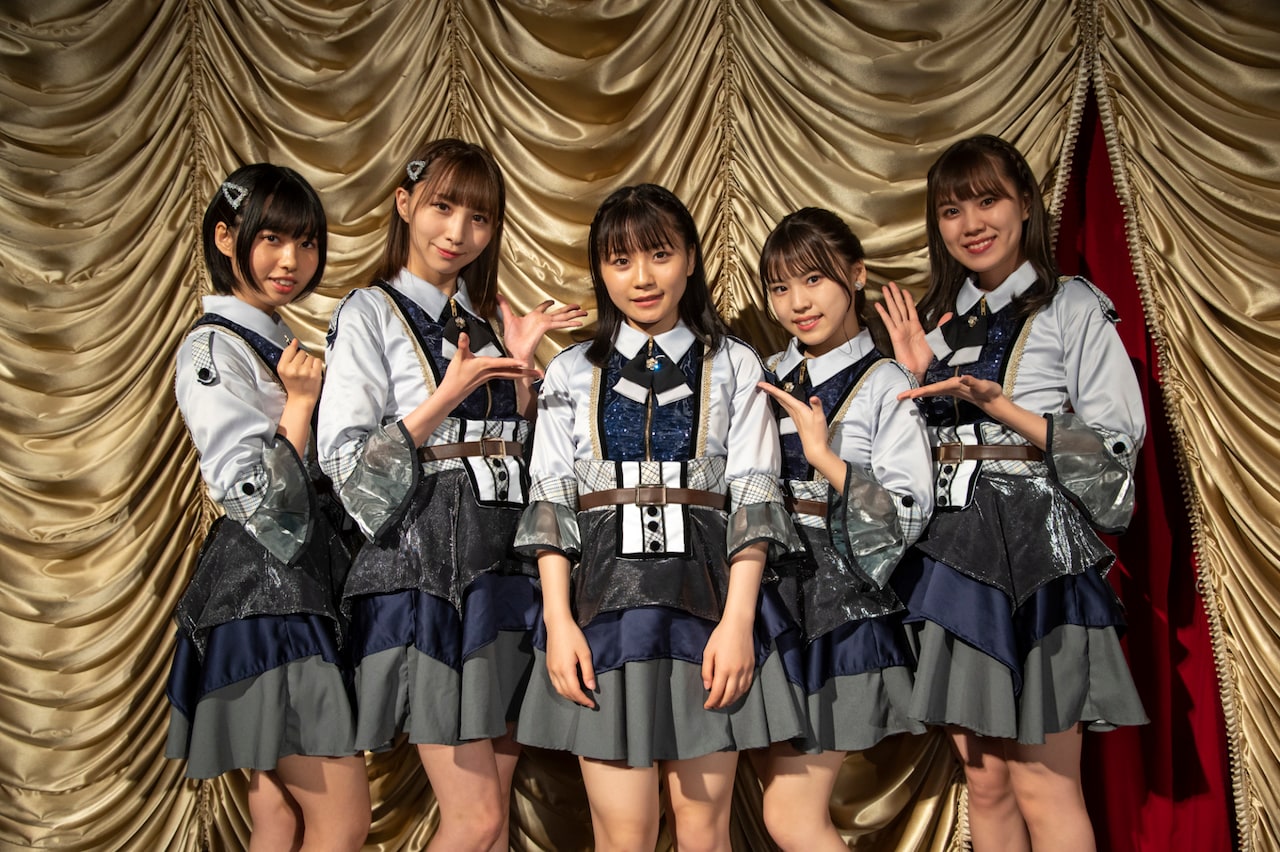 新体制になったJewel☆Ciel。中央が新メンバーの一色素良。（撮影：林晋介）