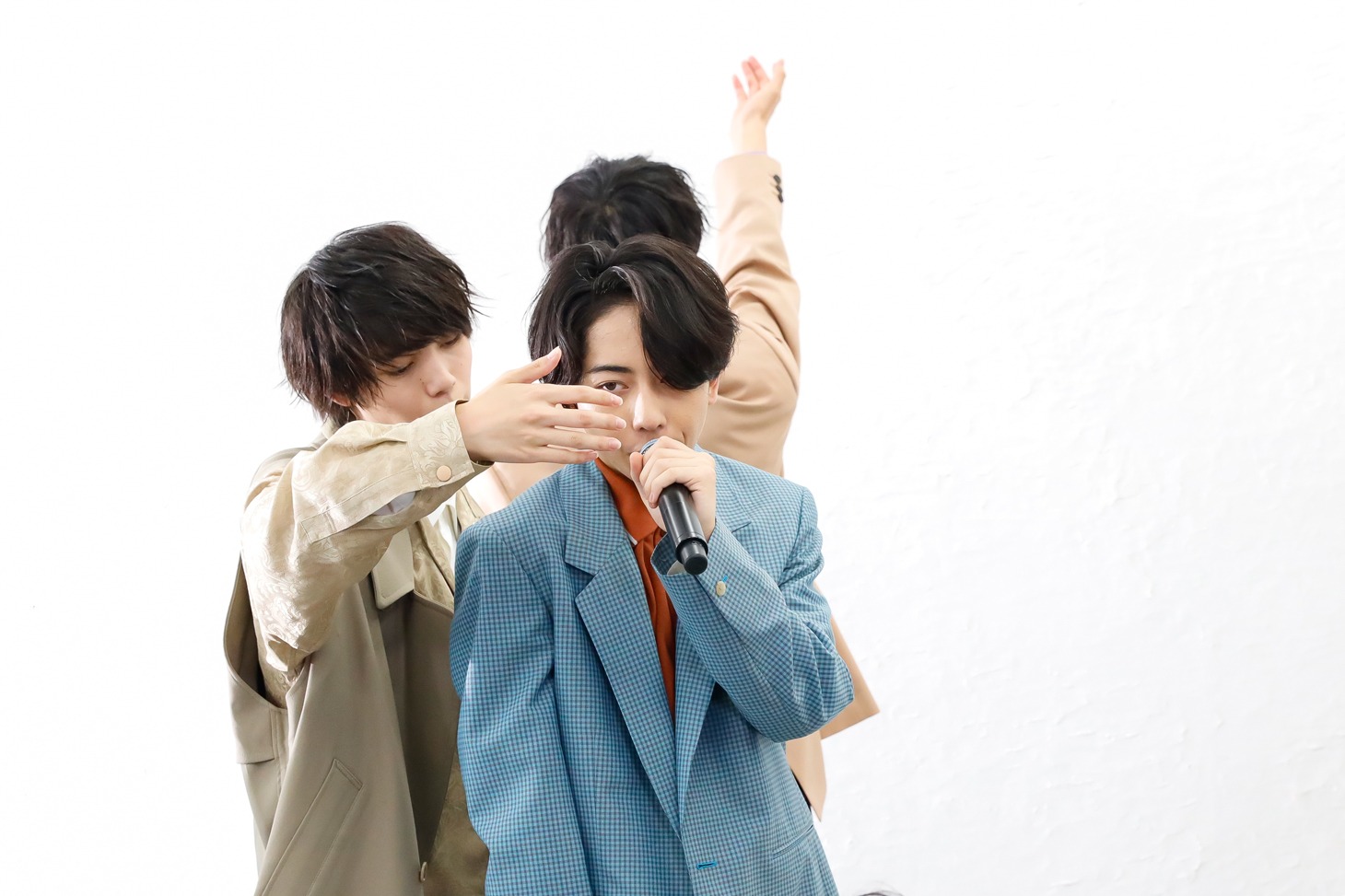 小泉光咲と長野凌大。（撮影：笹森健一）
