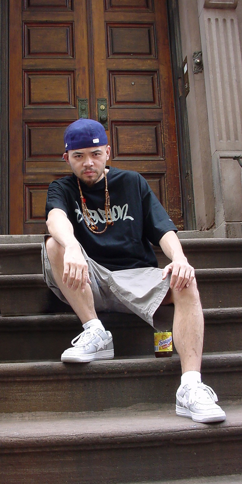 2002年、ニューヨークにて。 (c)DEVASTATOR Ent.（Photo by KIRK[EXPANSION Inc.])