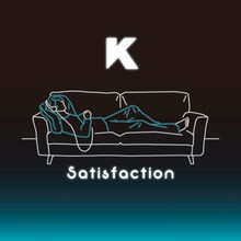 K「Satisfaction」配信ジャケット