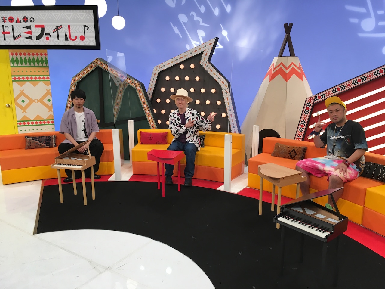 サイプレス上野、吉田山田と体幹鍛える