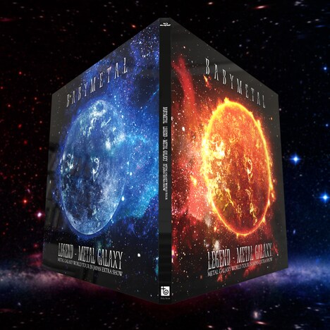BABYMETAL「LEGEND - METAL GALAXY」Blu-ray初回限定盤ジャケット