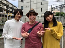 左から神尾楓珠、徳永ゆうき、田中芽衣。