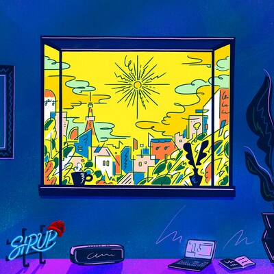 SIRUP「Online feat. ROMderful」配信ジャケット