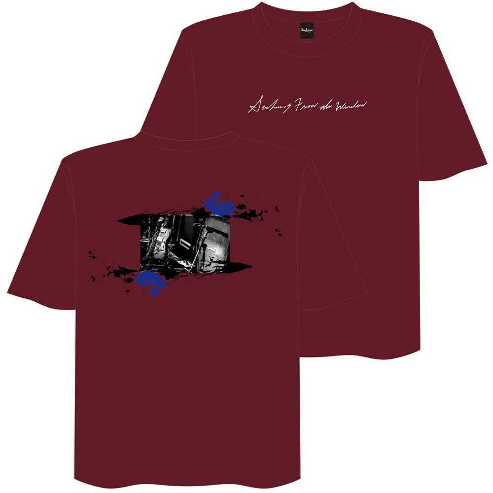 「LIVEWIRE Suchmos From The Window」Tシャツ（バーガンディ）