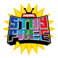 「STAY FREE」ロゴ