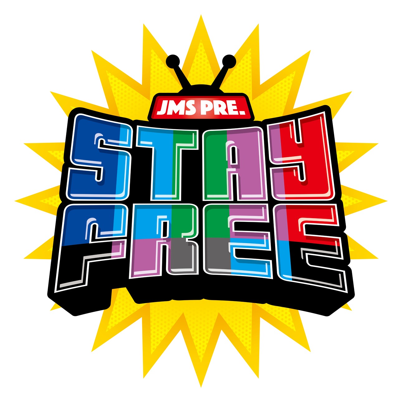 「STAY FREE」ロゴ