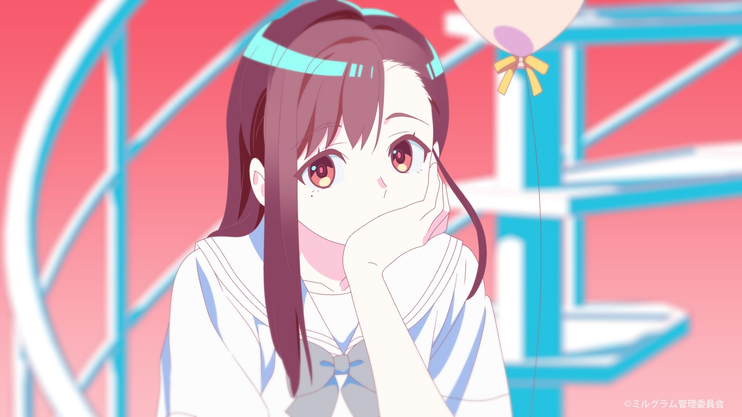 MILGRAMユノ（CV：相坂優歌）「アンビリカル」ミュージックビデオより。