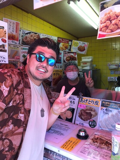 RED RICE（湘南乃風）「花日」ミュージックビデオ撮影時のオフショット。