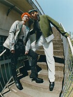 特集「装苑男子 of each world」より、Taiki & Noah。