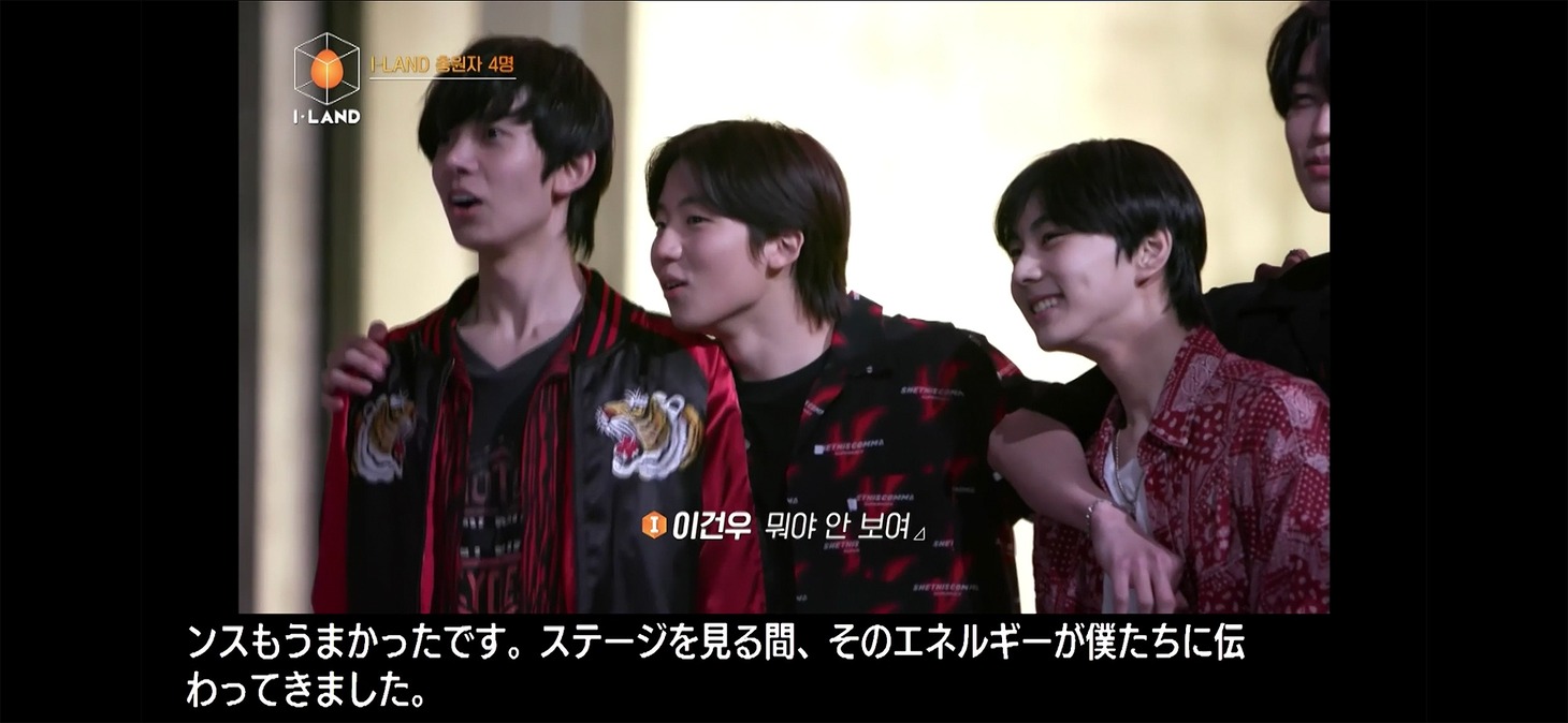 左からヒスン、ゴヌ、ジョンウォン。(c)AbemaTV,Inc.