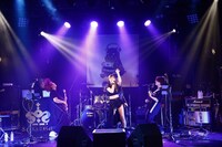 佐咲紗花「佐咲紗花 BAND Live～Special Streaming Session!!!」の様子。