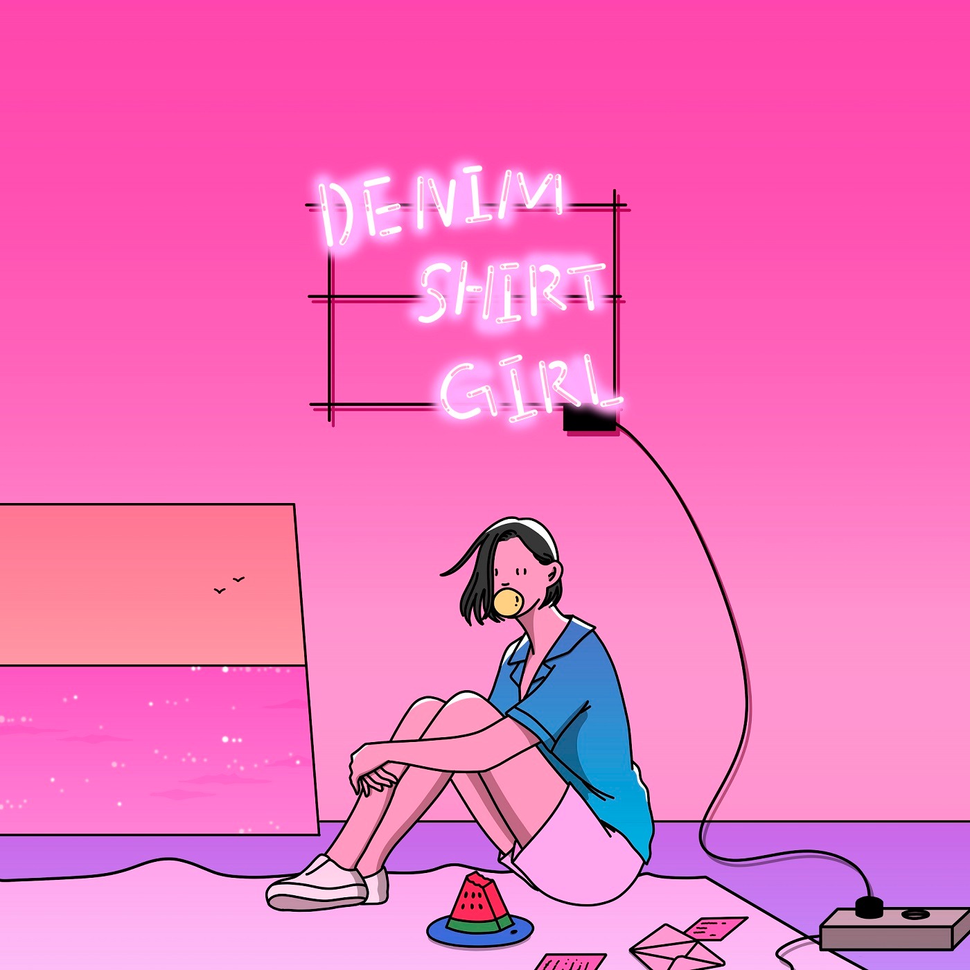 大橋ちっぽけ「DENIM SHIRT GIRL」ジャケット