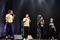 左からRIKU、徳井義実、福田充徳、陣。（Photo by AZUSA TAKADA）