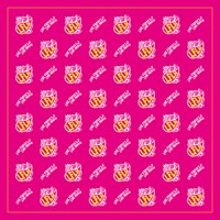 「LFLH バンダナ（Designed by Kj）＋ライブハウス支援ソング『斜陽』ダウンロードコード」デザイン