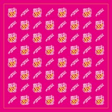 「LFLH バンダナ（Designed by Kj）＋ライブハウス支援ソング『斜陽』ダウンロードコード」デザイン