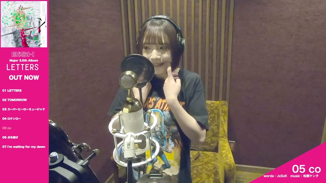 オフショットあり、BiSH「LETTERS」全曲試聴ムービー