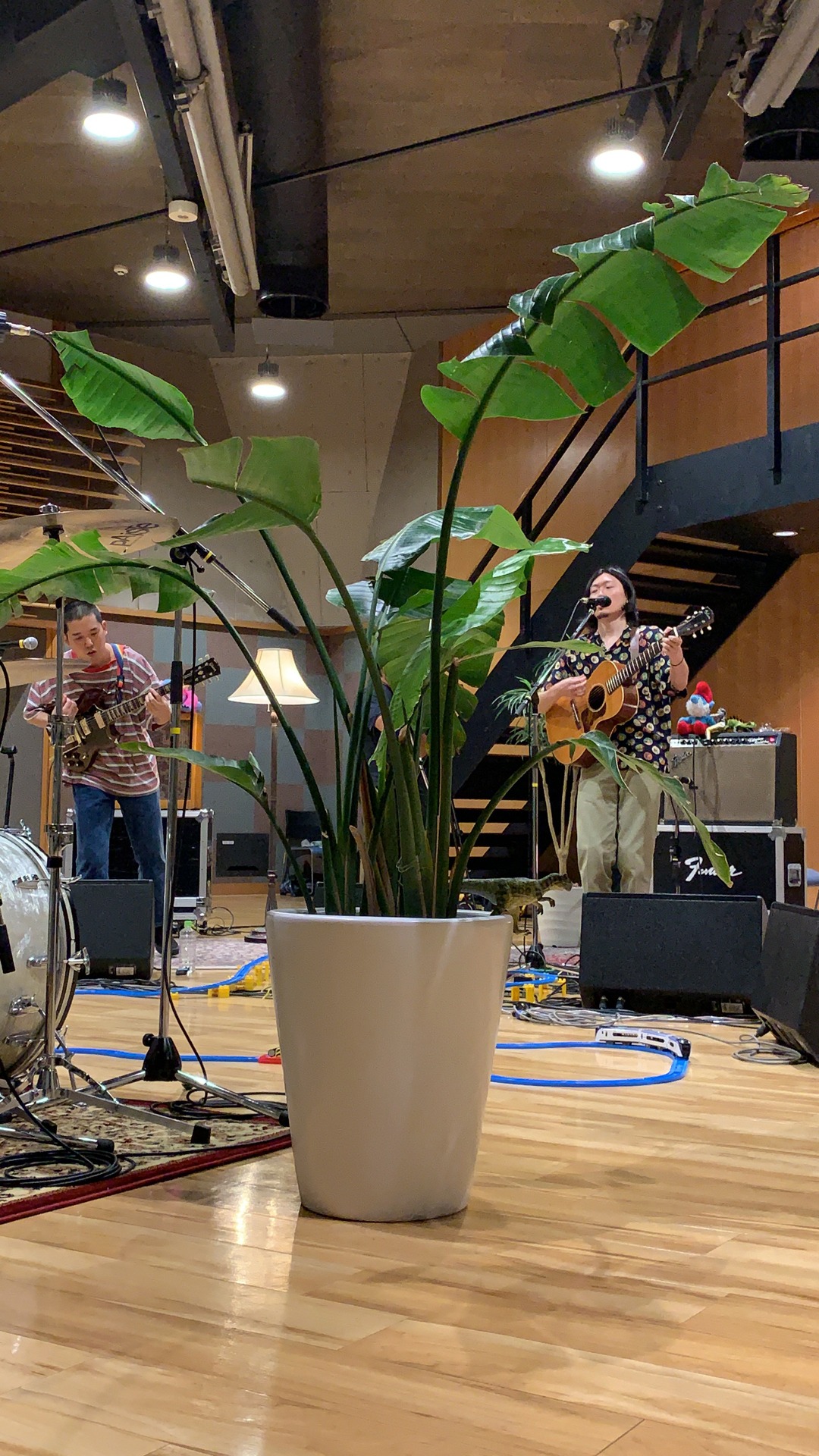 never young beach「The Pentagon Session @ Setagaya Studio」の様子。