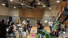 never young beach「The Pentagon Session @ Setagaya Studio」の様子。
