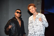 左からCrazyBoy、EXILE SHOKICHI。