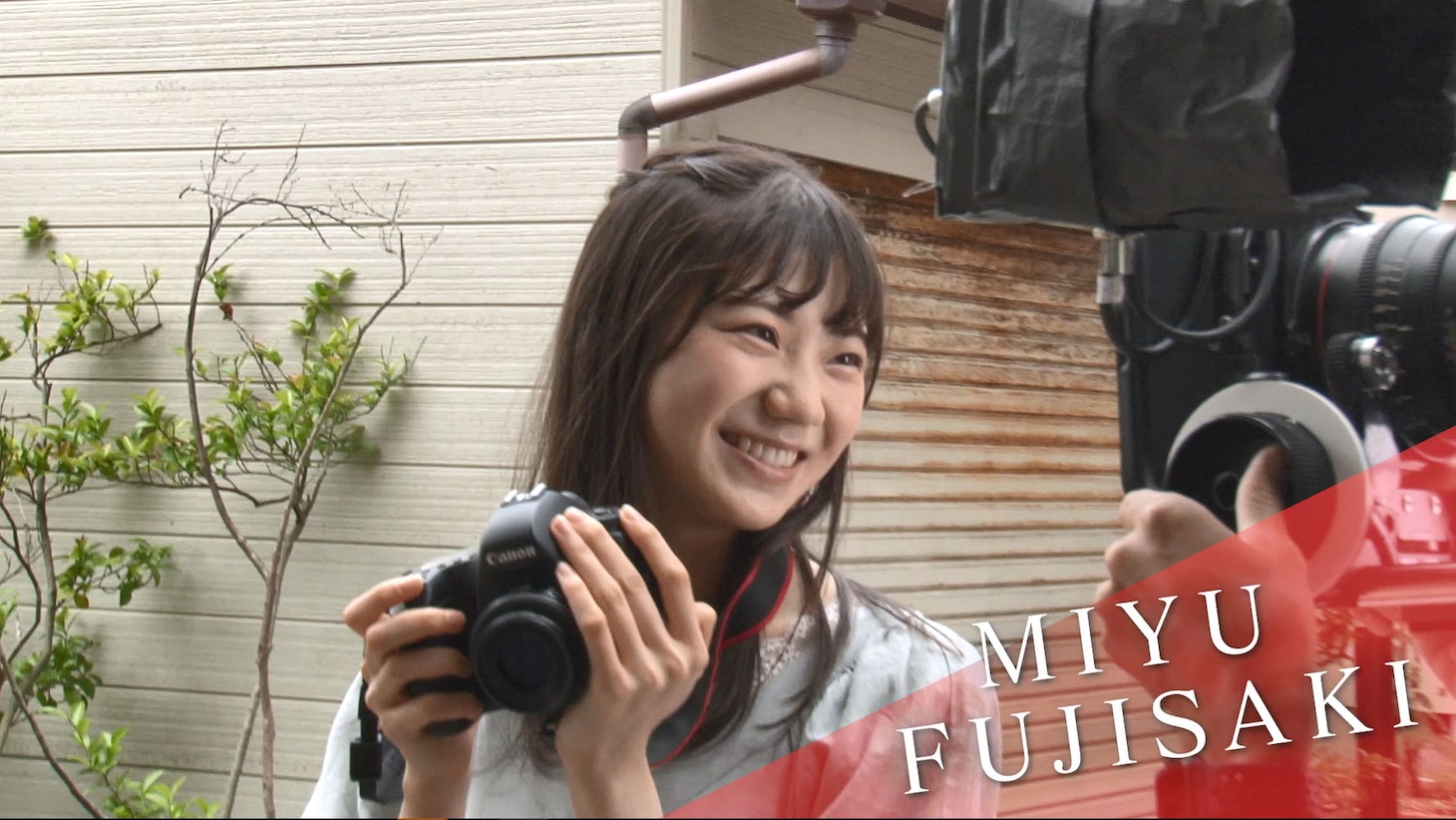 behind the scenes of 「シャーベットピンク」より。