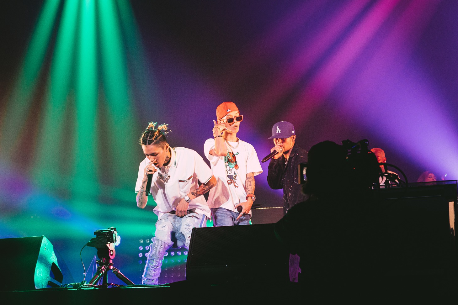 左からLEX、JP THE WAVY、Monyhorse。（Photo by Ryoya Suzuki）