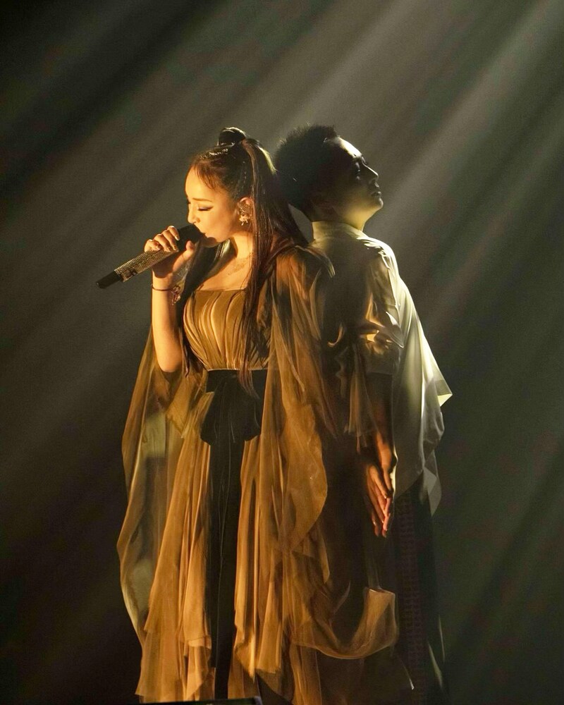 浜崎あゆみ「ayumi hamasaki PREMIUM LIMITED LIVE A ~夏ノトラブル~」の様子。(c)AEI (c)AbemaTV,Inc.