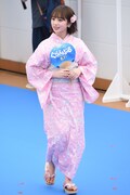 浴衣姿で登場した与田祐希。