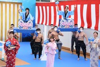 キャストの登場シーン。