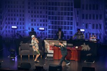 STUTSとRYO-Zを迎えた「マジックアワー」パフォーマンス中の様子。（Photo by Ryohei Ambo.）