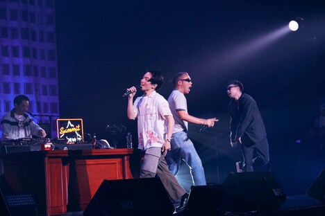 左からdoooo、SIRUP、kZm、BIM。（Photo by Ryohei Ambo.）