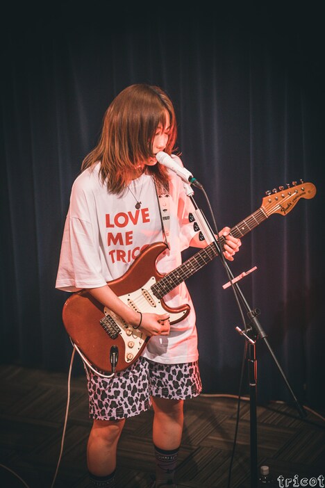 中嶋イッキュウ（Vo, G / tricot）（撮影：中山優瞳）