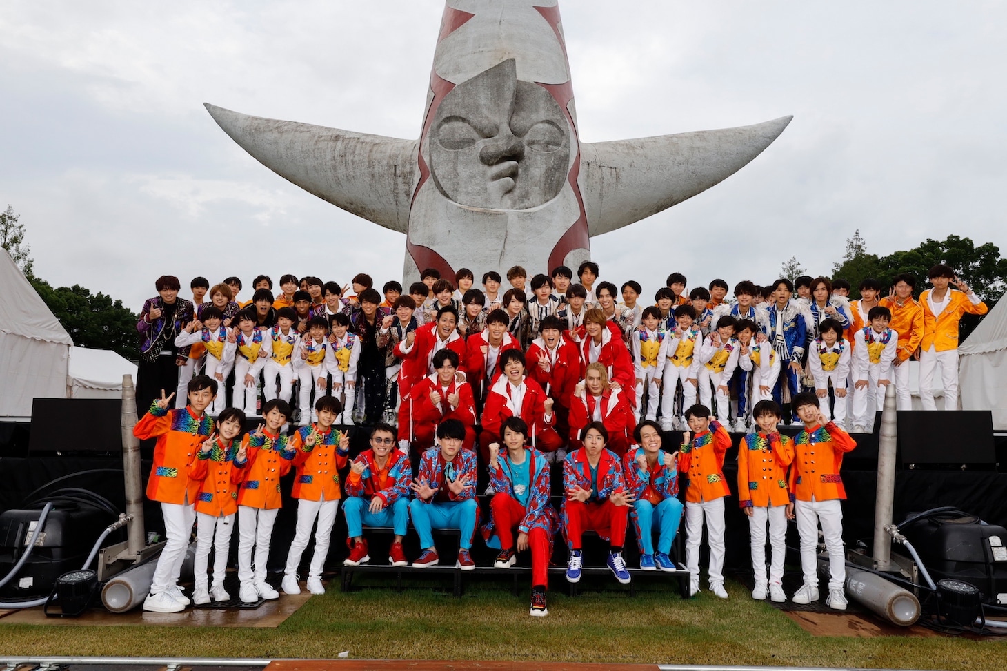 「Johnny's DREAM IsLAND 2020→2025 ～大好きなこの街から～」初日公演に出演した関西ジャニーズ勢。
