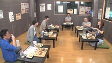 左から坂上忍、吉野北人、川村壱馬、浜田雅功、松本人志、夏菜。 (c)フジテレビ
