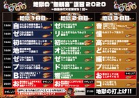 「地獄の"無観客"講習2020〜音楽の灯火を消すな！夏〜」タイムテーブル