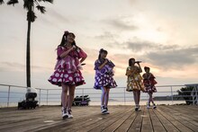 ももいろクローバーZ「ももクロ夏のバカ騒ぎ2020 配信先からこんにちは」の様子。