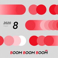 「BOOM BOOM BOOM」8月度ビジュアル
