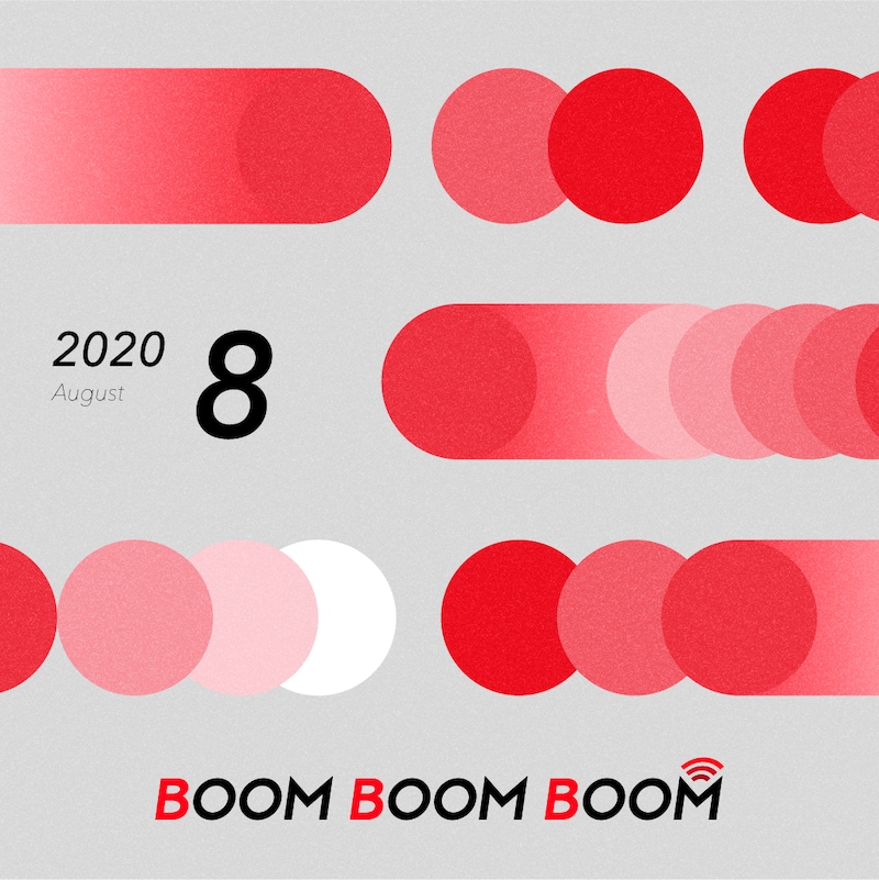 「BOOM BOOM BOOM」8月度ビジュアル